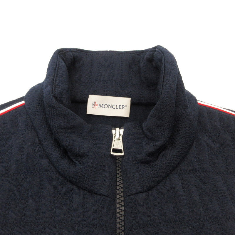 MONCLER | モンクレール MAGLIA APERTA CON ZIP ジャージ J10918G00016 国内正規品 ネイビー サイズ：S
