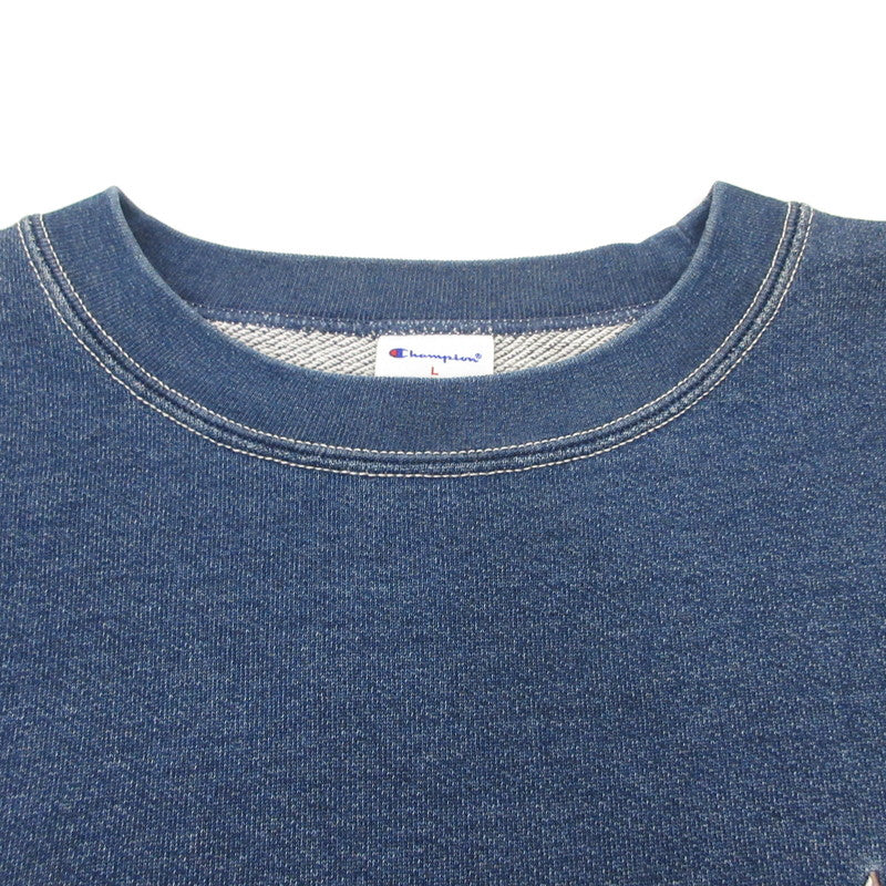 【中古】Champion | チャンピオン スウェット C8-Z005 直営限定コレクション ブルー サイズ：L【姫路東店】