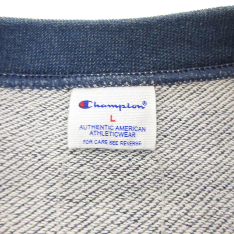 【中古】Champion | チャンピオン スウェット C8-Z005 直営限定コレクション ブルー サイズ：L【姫路東店】