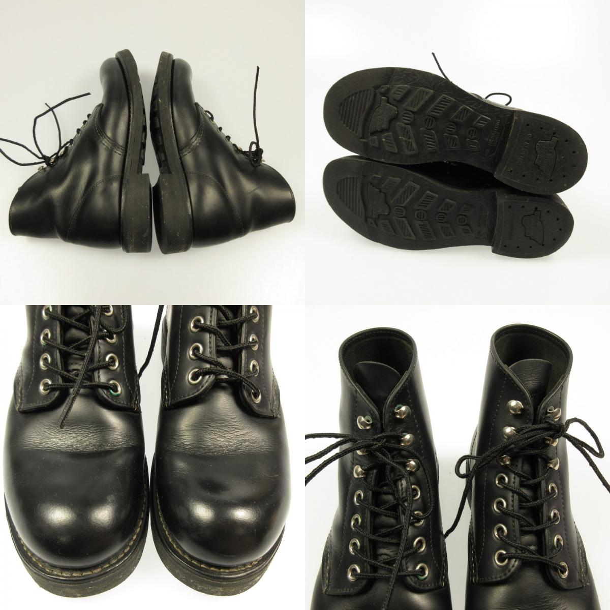 [Used] RED WING | Red Wing 6-INCH CLASSIC ROUND Boots 8165 2013 Black 24cm