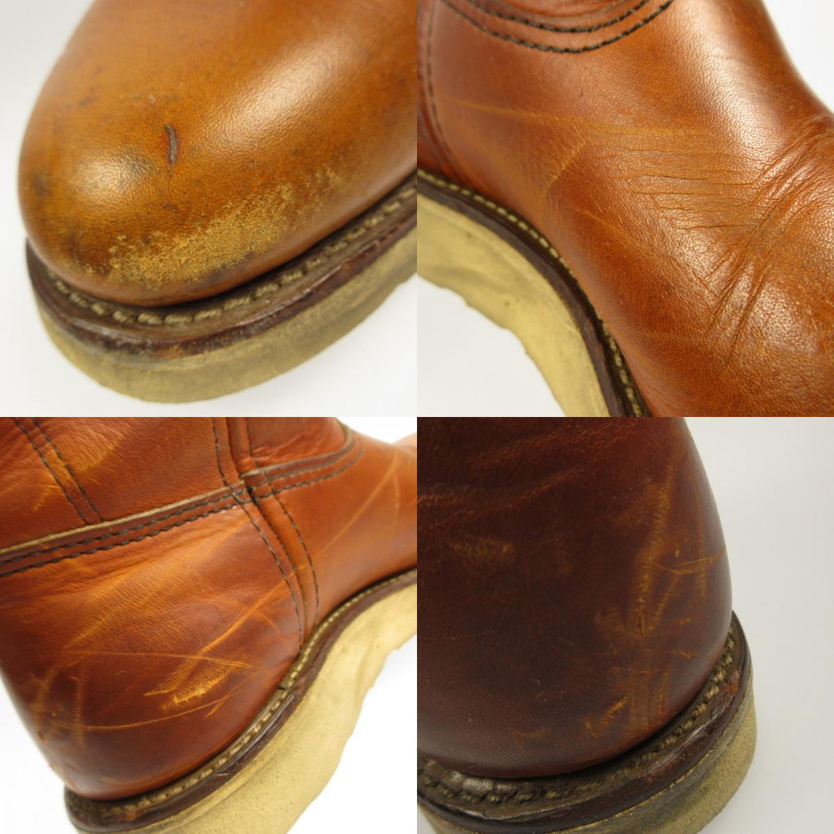 [Used] RED WING | Red Wing Pecos Boots 866 1997 Green Dog Tag Brown