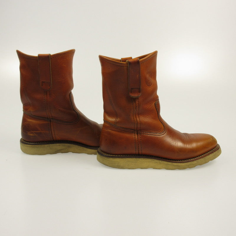 [Used] RED WING | Red Wing Pecos Boots 866 1997 Green Dog Tag Brown