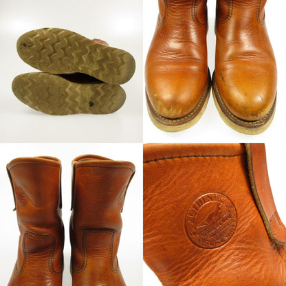 [Used] RED WING | Red Wing Pecos Boots 866 1997 Green Dog Tag Brown