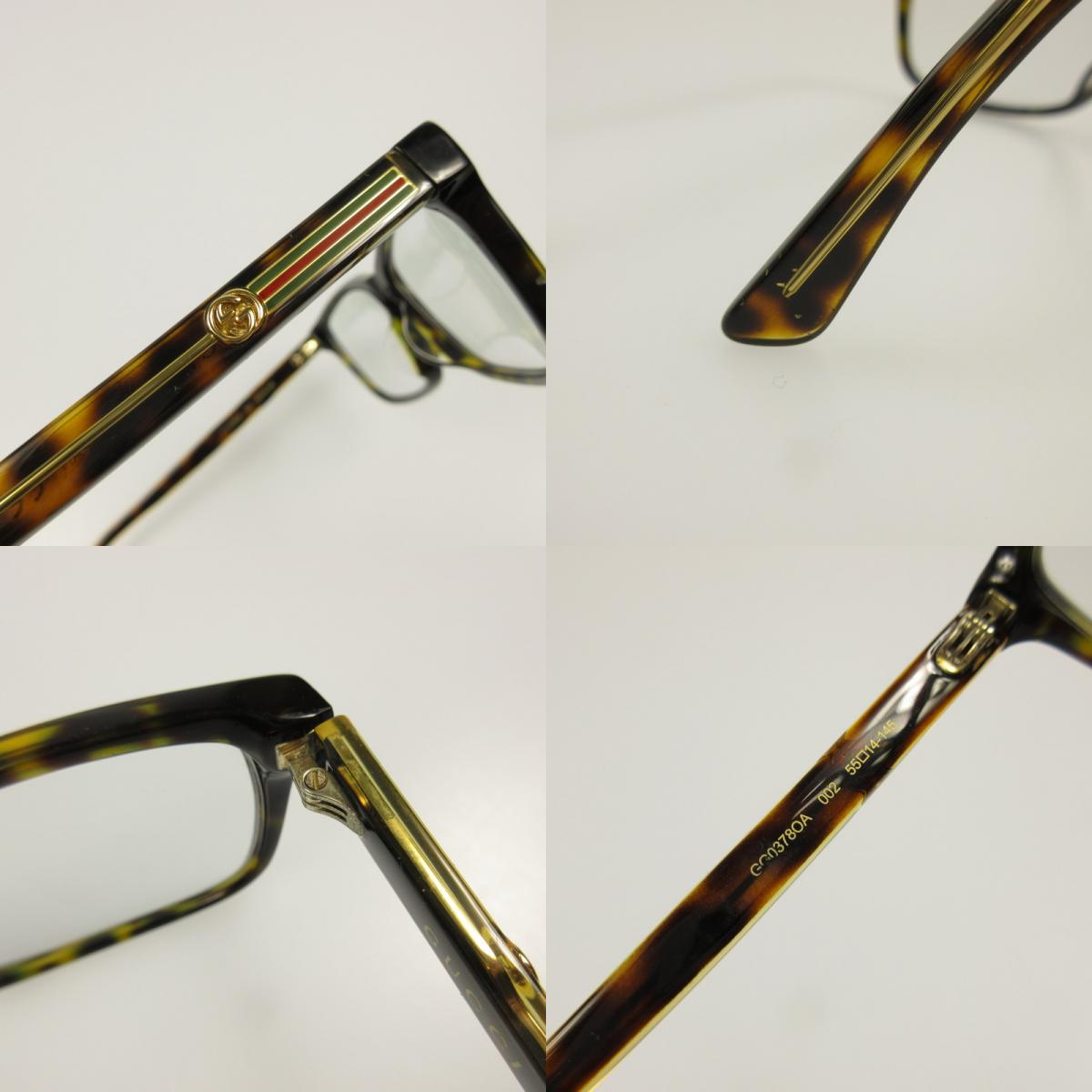 [Used] GUCCI | Gucci Eyeglasses GG0378OA Size: 55□14 Prescription Lenses Black