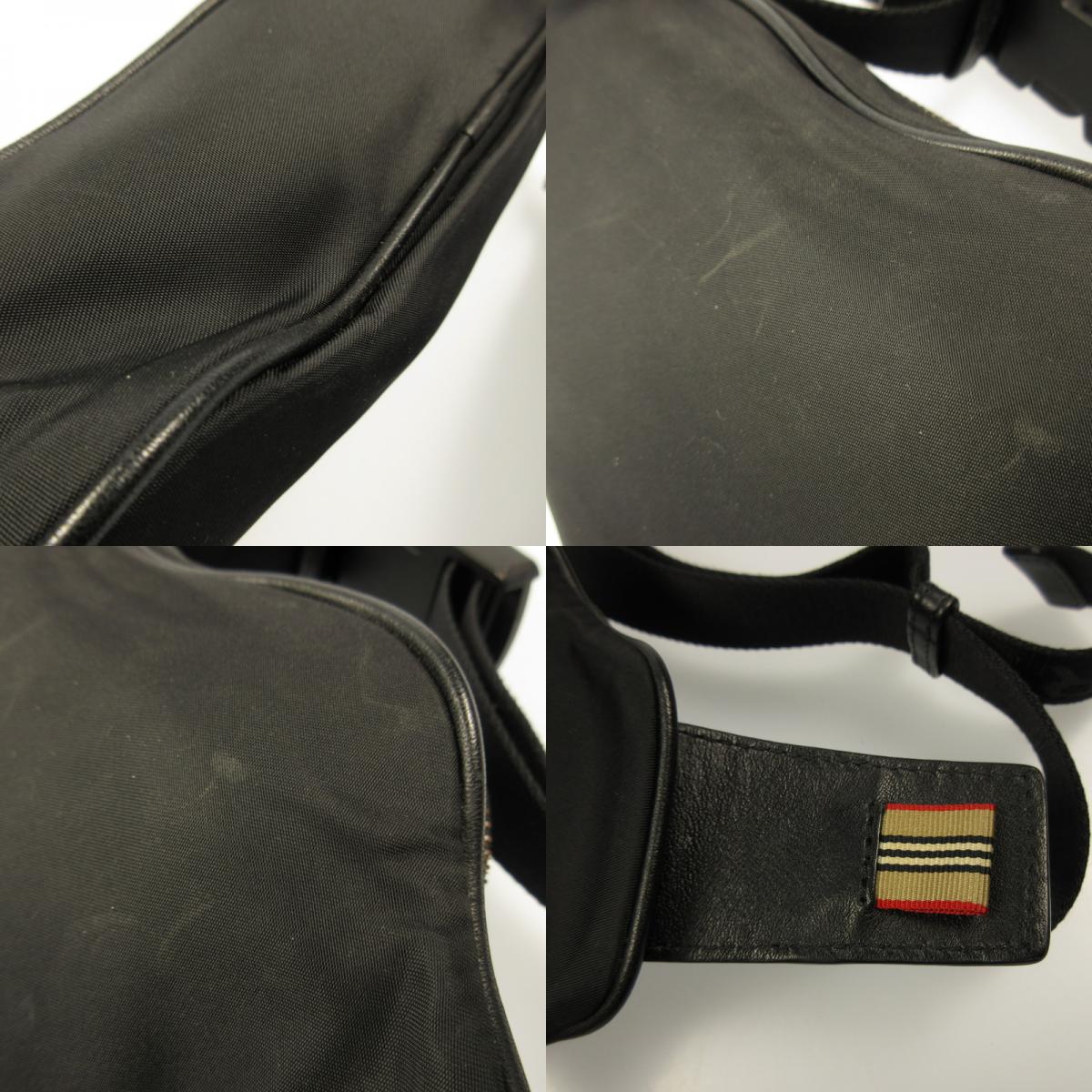 Used] BURBERRY London England | Burberry London England Waist Bag 8021089 Black