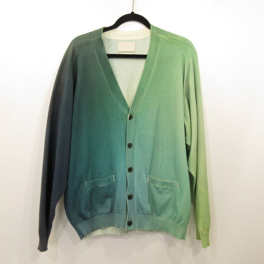 【中古】YOKE | ヨーク GRADATION PRINTED CARDIGAN カーディガン YK23SS0501S グリーン サイズ：2