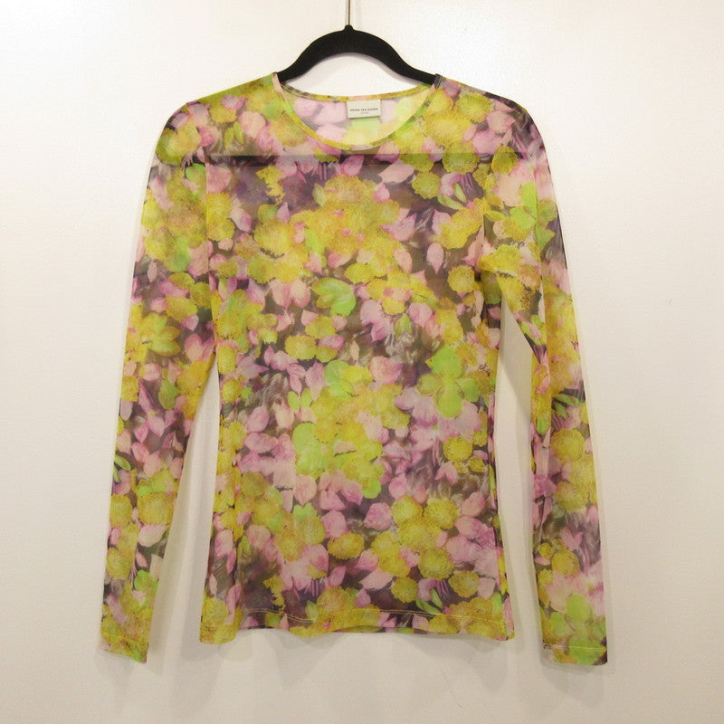 【Used】 DRIES VAN NOTEN | Dries Van Noten Heste Floral Print Mesh Top Other Tops Size: S