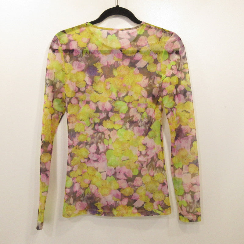【Used】 DRIES VAN NOTEN | Dries Van Noten Heste Floral Print Mesh Top Other Tops Size: S