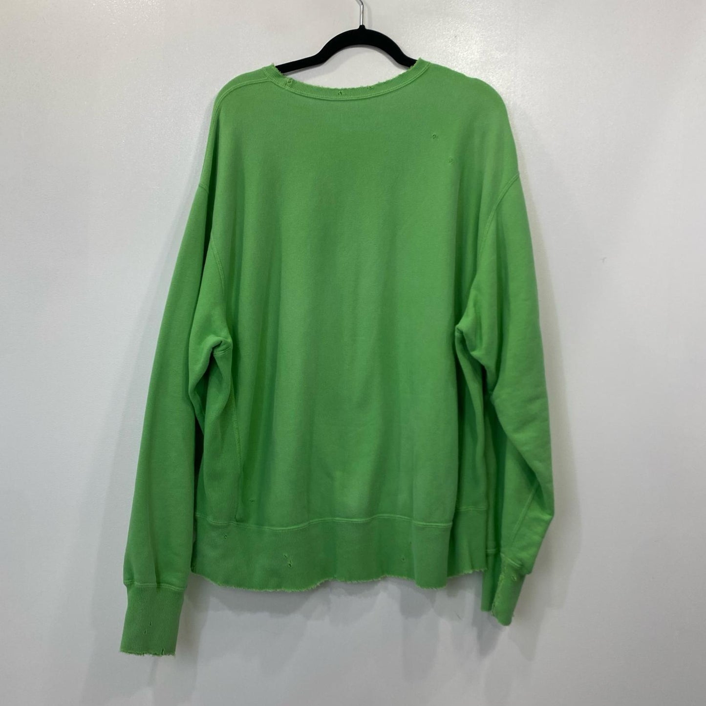 DYED DAMEGE SWEAT SHIRT スウェット ANC-CT14 ライトグリーン サイズ：2【姫路東店】