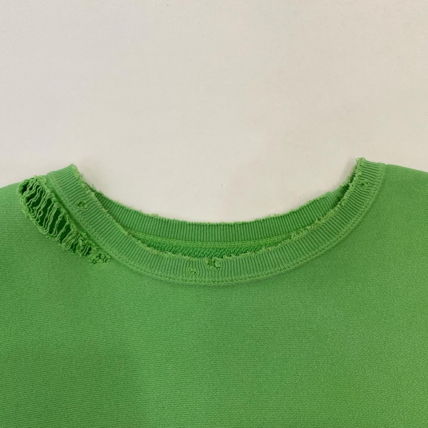 DYED DAMEGE SWEAT SHIRT スウェット ANC-CT14 ライトグリーン サイズ：2【姫路東店】
