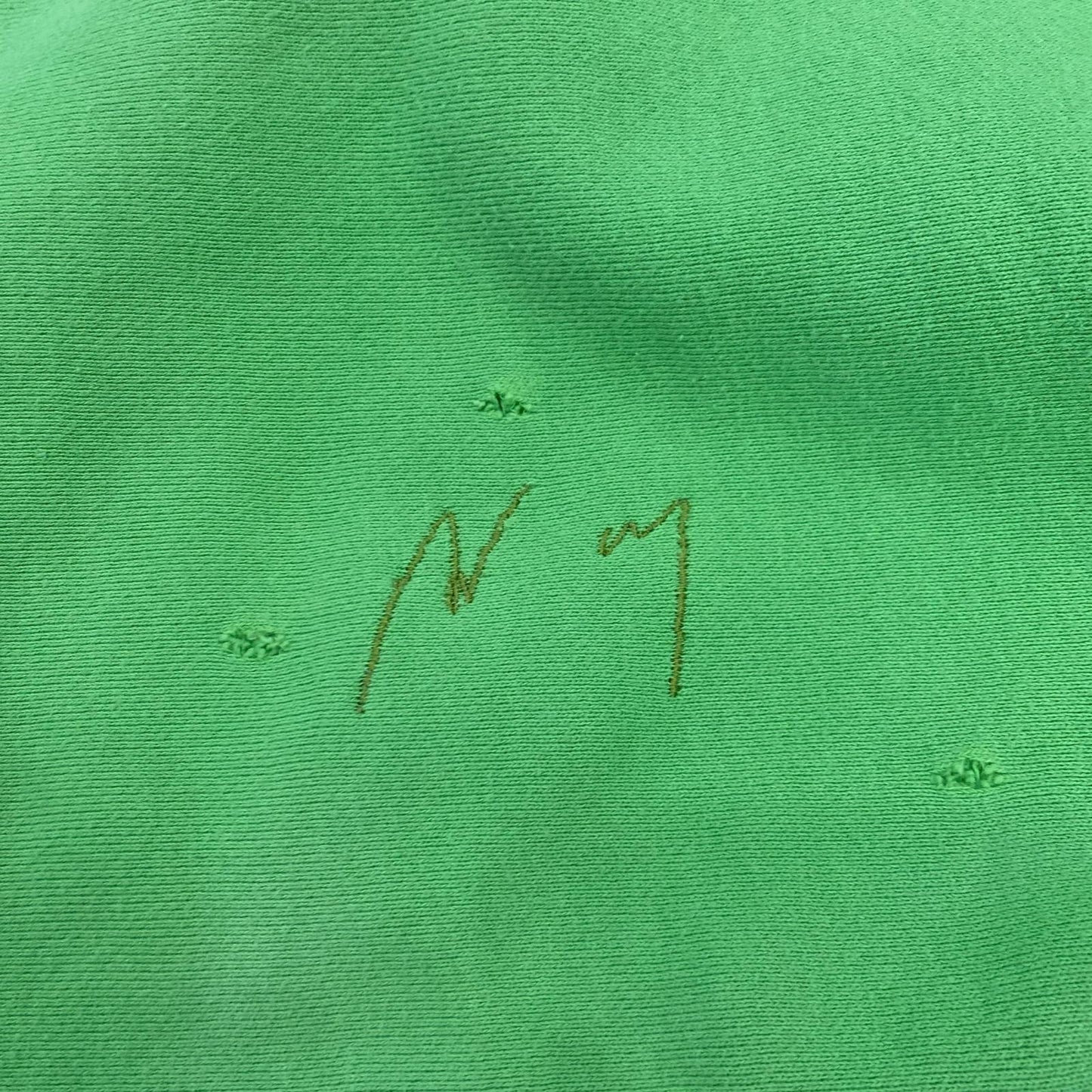 DYED DAMEGE SWEAT SHIRT スウェット ANC-CT14 ライトグリーン サイズ：2【姫路東店】