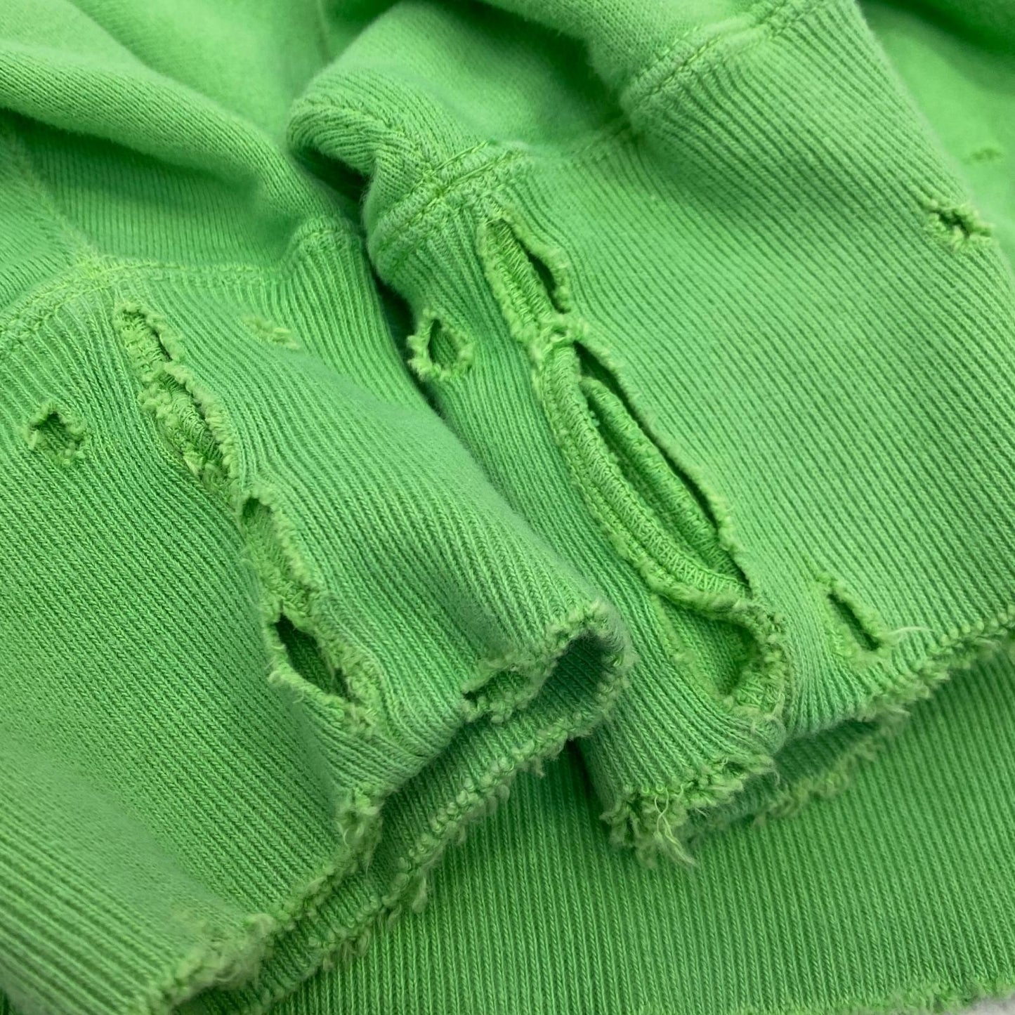 DYED DAMEGE SWEAT SHIRT スウェット ANC-CT14 ライトグリーン サイズ：2【姫路東店】