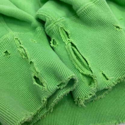 DYED DAMEGE SWEAT SHIRT スウェット ANC-CT14 ライトグリーン サイズ：2【姫路東店】