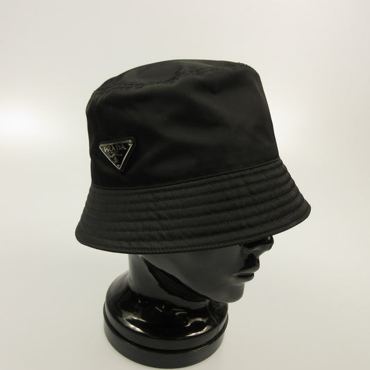 【中古】PRADA | プラダ Re-Nylon ハット 1HC137 ブラック サイズ：M