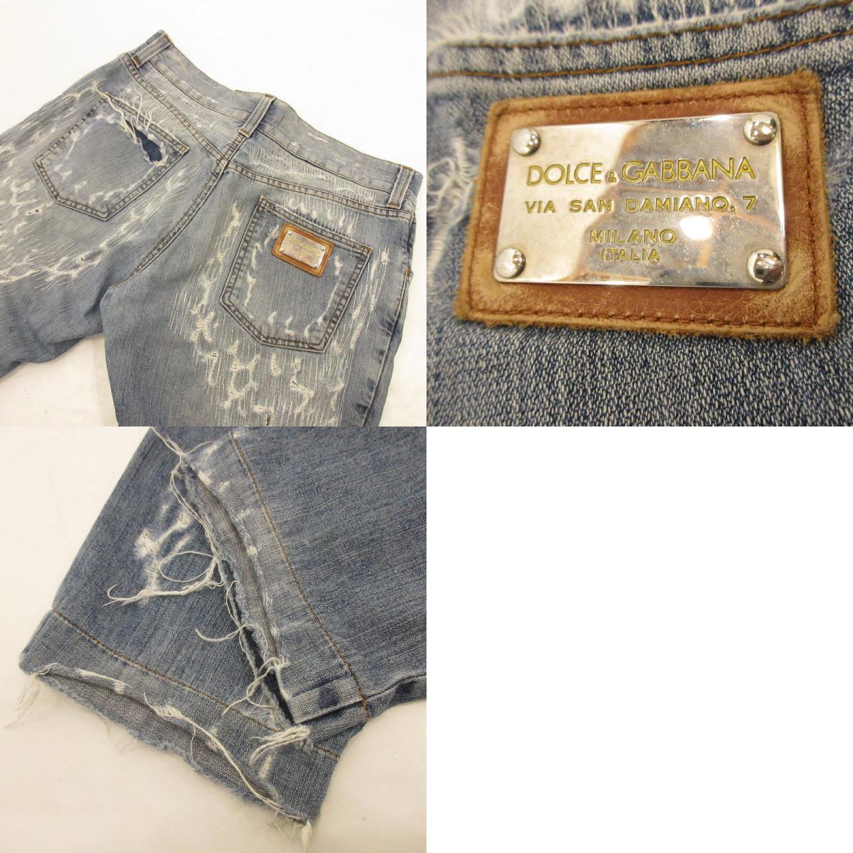 [Used] DOLCE & GABBANA | Dolce & Gabbana 16 CLASSIC Denim Pants G4Y0CD GRO10 Blue Size: 50