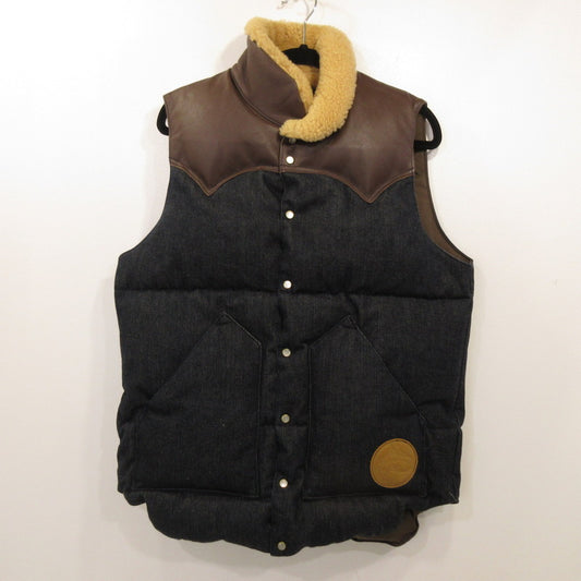 【中古】Rocky Mountain FeatherBed | ロッキーマウンテンフェザーベッド ダウンベスト 450-472-13 ネイビー サイズ：38
