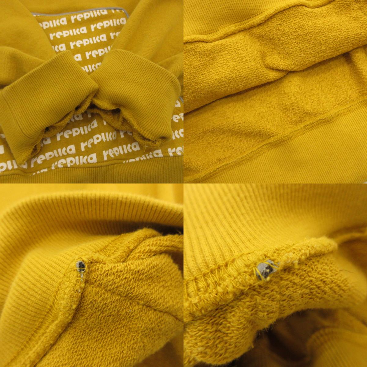 Used Logo Hoodie Replica ZERO Hoodie Yellow Size: XL