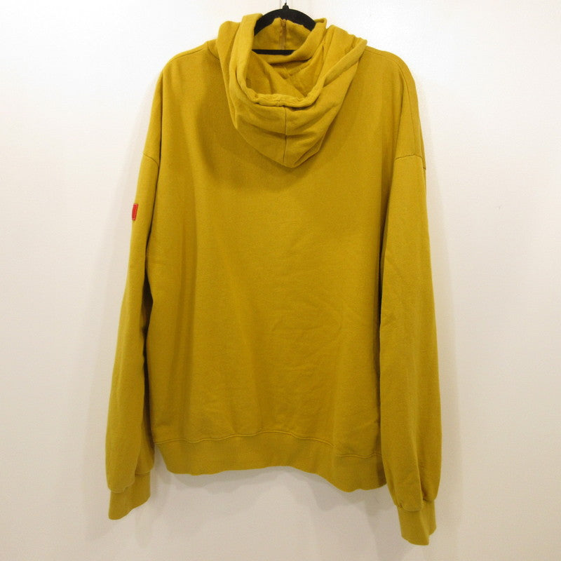 Used Logo Hoodie Replica ZERO Hoodie Yellow Size: XL