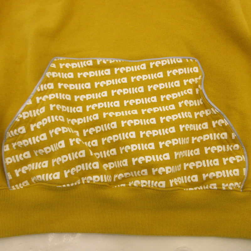 Used Logo Hoodie Replica ZERO Hoodie Yellow Size: XL