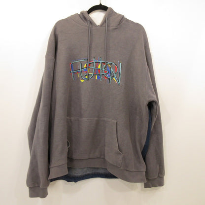 Used] Logo Hoodie FUSION Parka Gray Size: XL