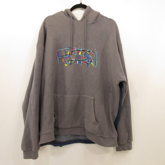 【中古】 Logo Hoodie FUSION パーカー グレー サイズ：XL