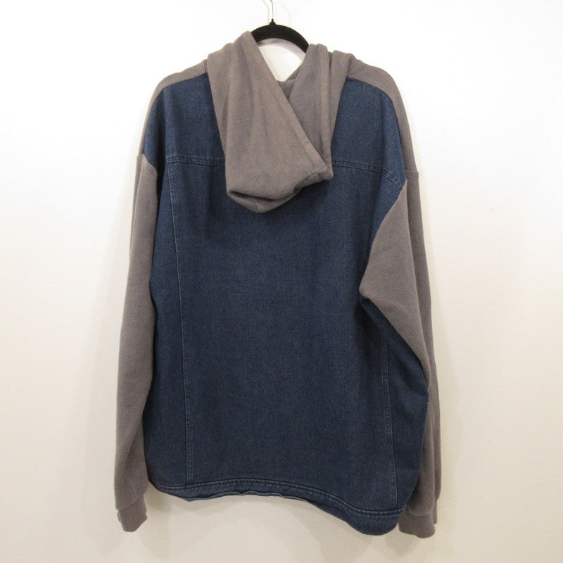 Used] Logo Hoodie FUSION Parka Gray Size: XL