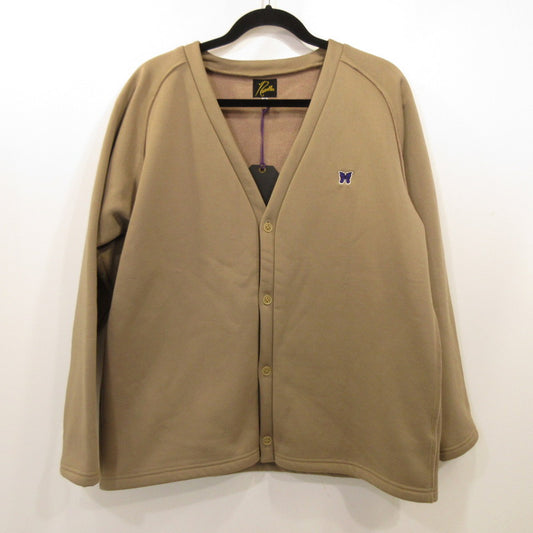 【中古】Needles | ニードルス V Neck Cardigan - PE/C Lined Fleece カーディガン LQ249 ベージュ サイズ：M