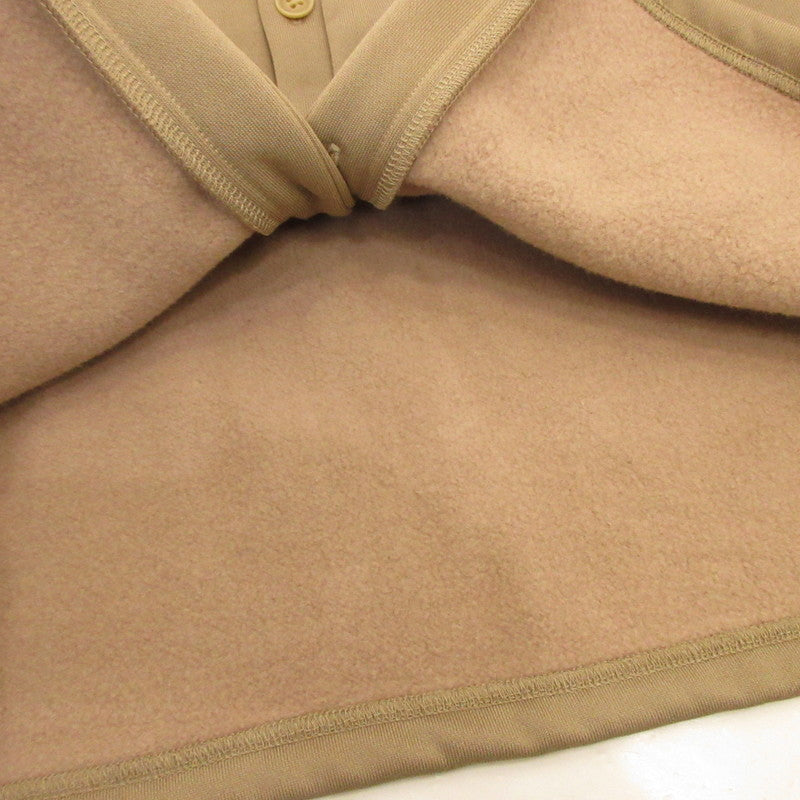 Used: Needles | Needles V Neck Cardigan - PE/C Lined Fleece Cardigan LQ249 Beige Size: M