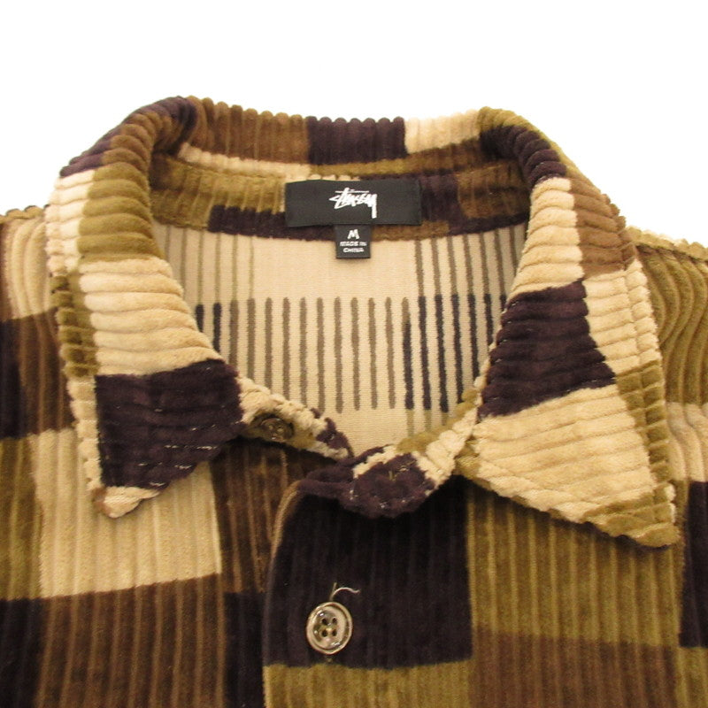 Used STUSSY WOBBLY CHECK LS SHIRT Other Tops 211220 Size: M