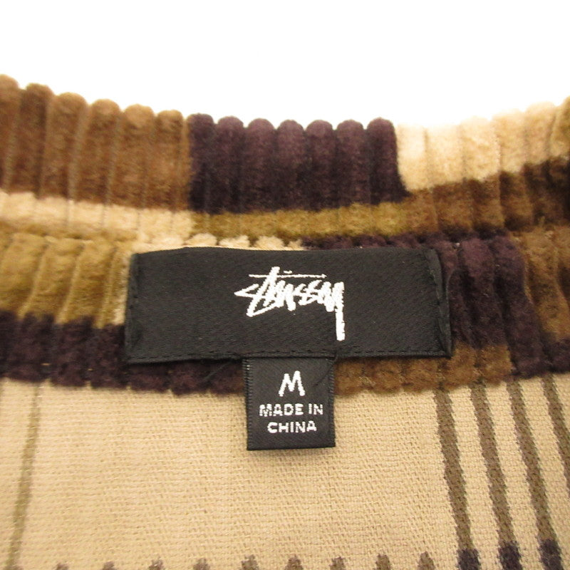 Used STUSSY WOBBLY CHECK LS SHIRT Other Tops 211220 Size: M
