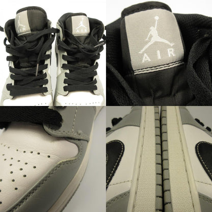 [Used] NIKE | Nike AIR JORDAN 1 MID GREYSCALE Sneakers 554724-078 Gray 24cm