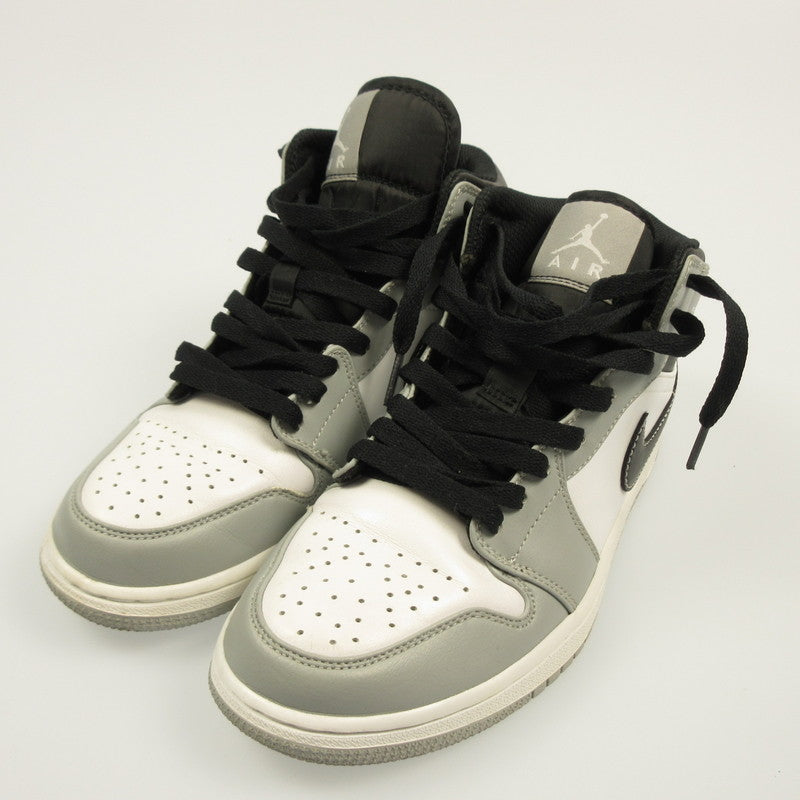 [Used] NIKE | Nike AIR JORDAN 1 MID GREYSCALE Sneakers 554724-078 Gray 24cm