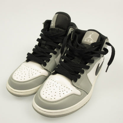 [Used] NIKE | Nike AIR JORDAN 1 MID GREYSCALE Sneakers 554724-078 Gray 24cm