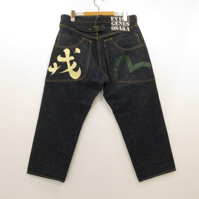 【Used】 EVISU | Evisu Denim Pants GENES OSAKA Navy Size: 35