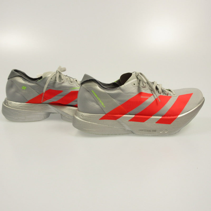 Used] adidas | Adidas Adizero Adios Pro4 Sneakers JR6372 Silver 27.5cm