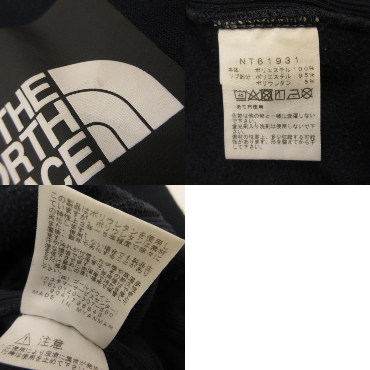 THE NORTH FACE | ザ・ノースフェイス SQUARE LOGO CREW スウェット NT61931 ネイビー サイズ：M
