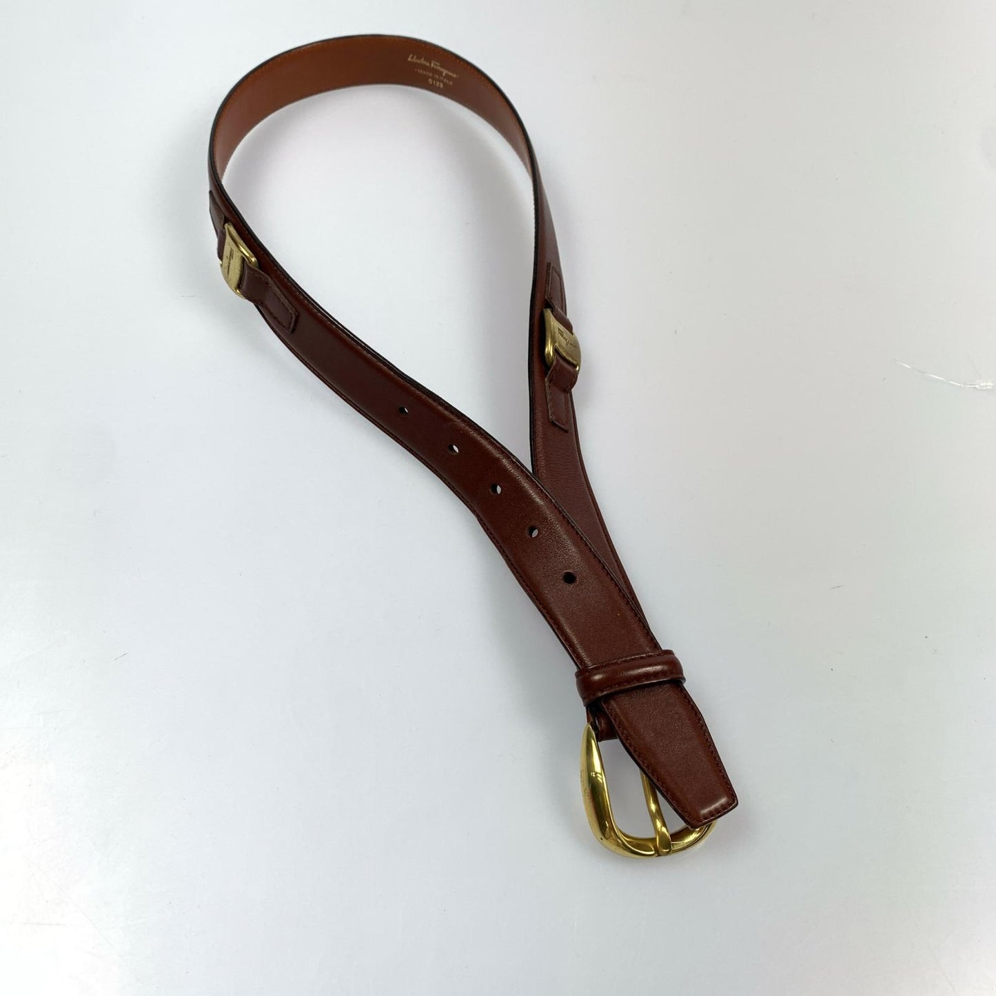 Used] Salvatore Ferragamo | Salvatore Ferragamo Belt 5122 Size: 75 Brown