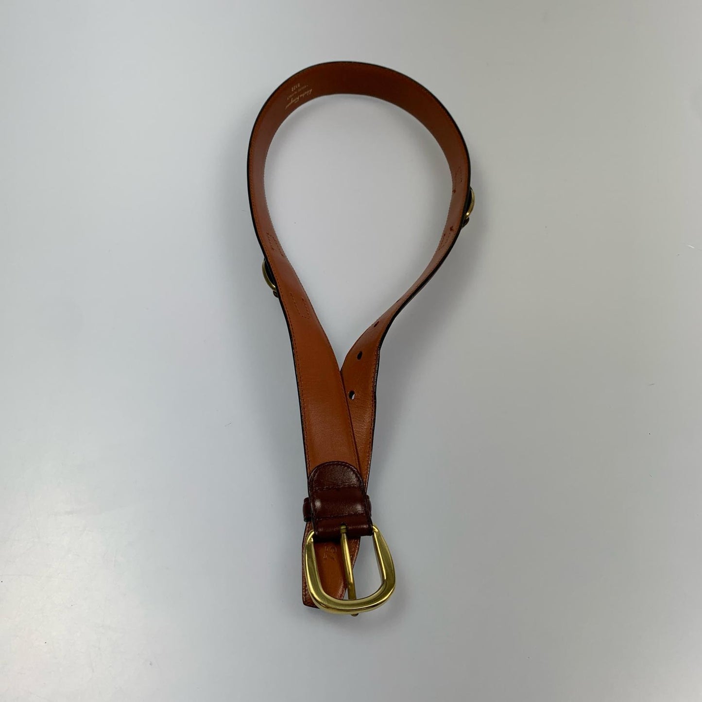 Used] Salvatore Ferragamo | Salvatore Ferragamo Belt 5122 Size: 75 Brown