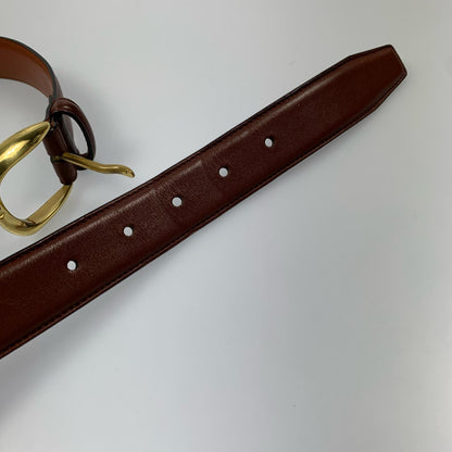 Used] Salvatore Ferragamo | Salvatore Ferragamo Belt 5122 Size: 75 Brown