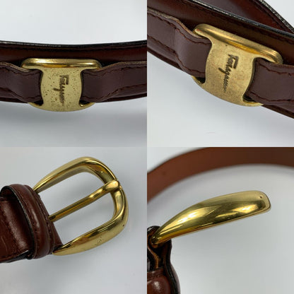 Used] Salvatore Ferragamo | Salvatore Ferragamo Belt 5122 Size: 75 Brown