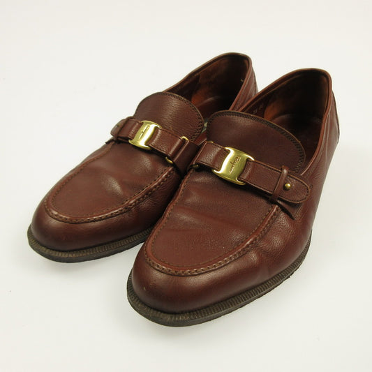 【中古】Salvatore Ferragamo | サルヴァトーレフェラガモ VARA ビットローファー ローファー 5117 422U ブラウン
