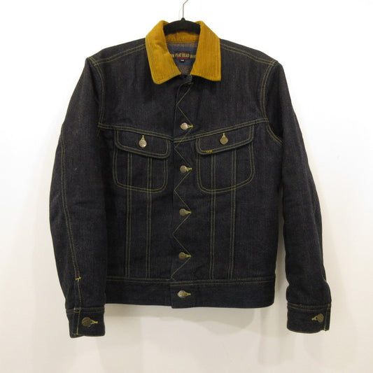 【中古】THE FLAT HEAD | ザフラットヘッド 14.5oz 左綾ジンバブエコットンデニムブランケット デニム FN-OJ-D102 ネイビー サイズ：38