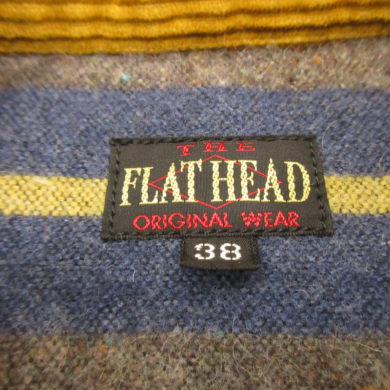 [Used] THE FLAT HEAD | The Flat Head 14.5oz Left-Hand Twill Zimbabwean Cotton Denim Blanket Denim FN-OJ-D102 Navy Size: 38
