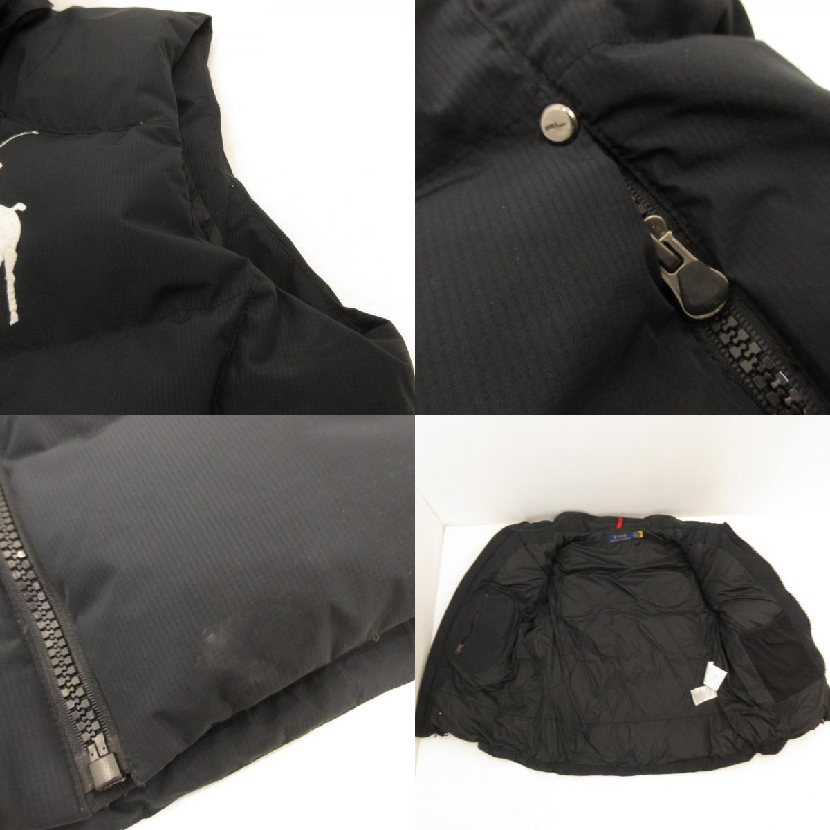 [Used] POLO RALPH LAUREN | Big Pony Down Vest Black Size: M