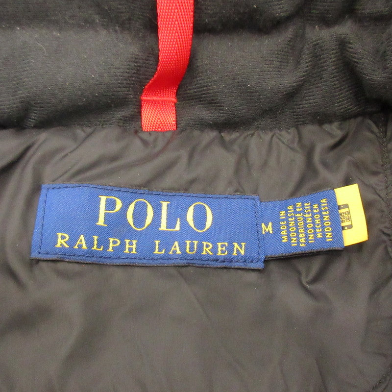 [Used] POLO RALPH LAUREN | Big Pony Down Vest Black Size: M