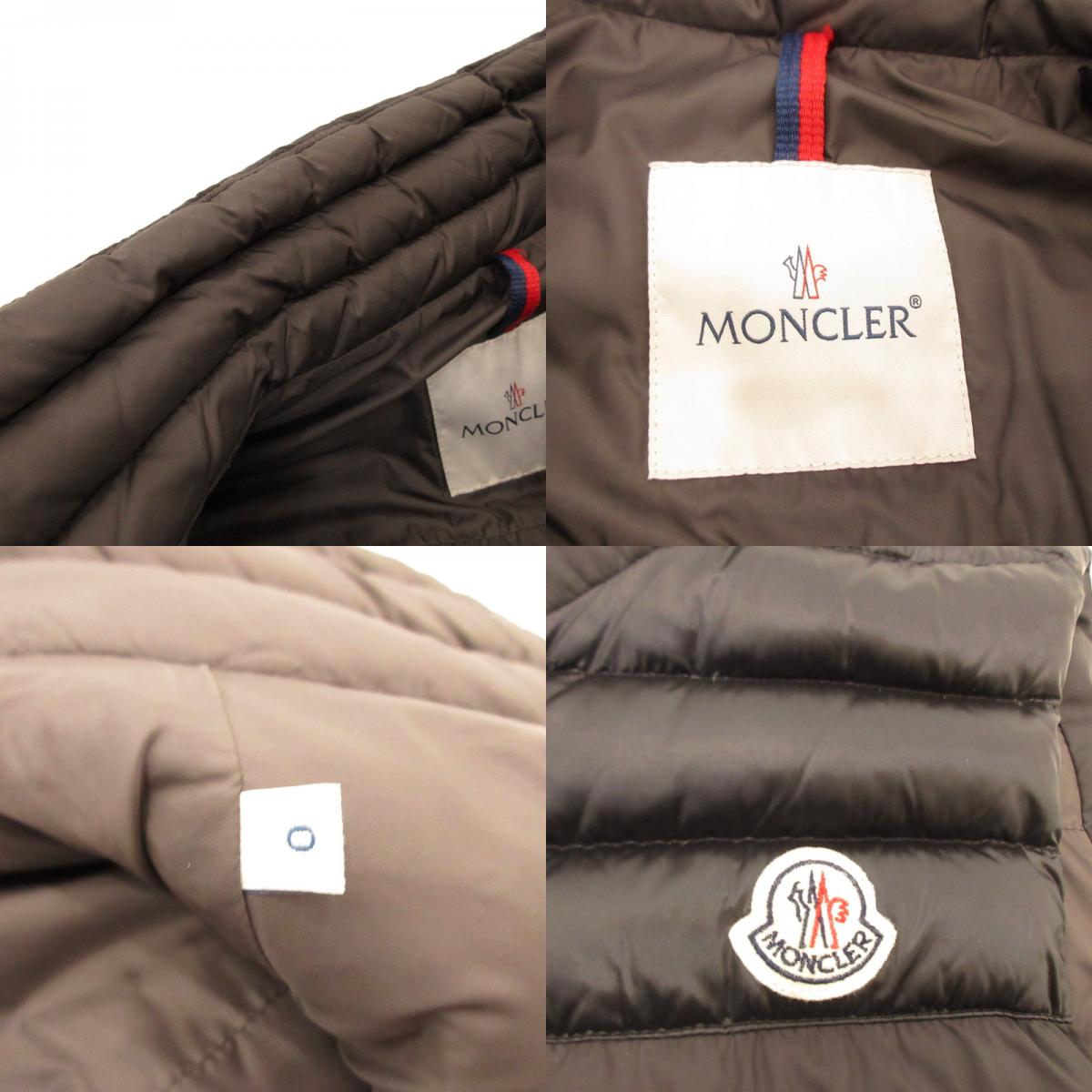 [Used] MONCLER | Moncler DUPRES Down Vest B20914337085 Size: 0 Domestic authentic Black