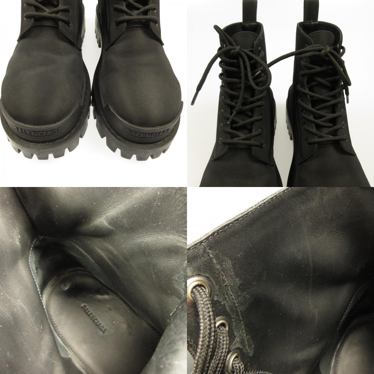 [Used] BALENCIAGA | Balenciaga Combat Strike Boot 624548 Black