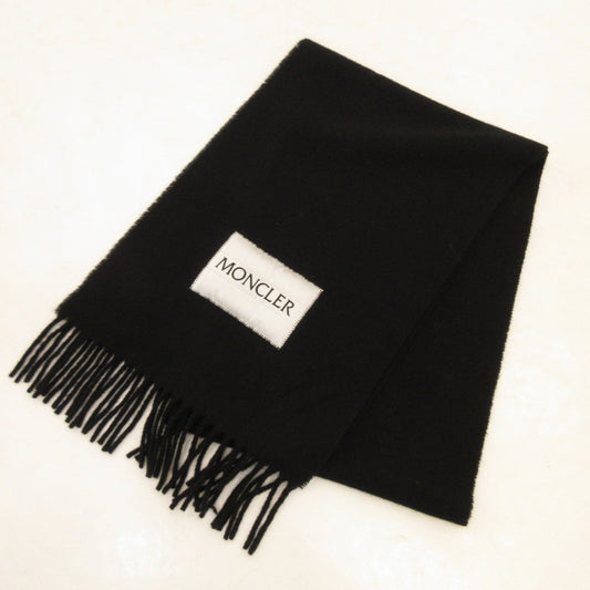 【中古】MONCLER | モンクレール SCIARPA マフラー G20913C00036 国内正規品 ブラック