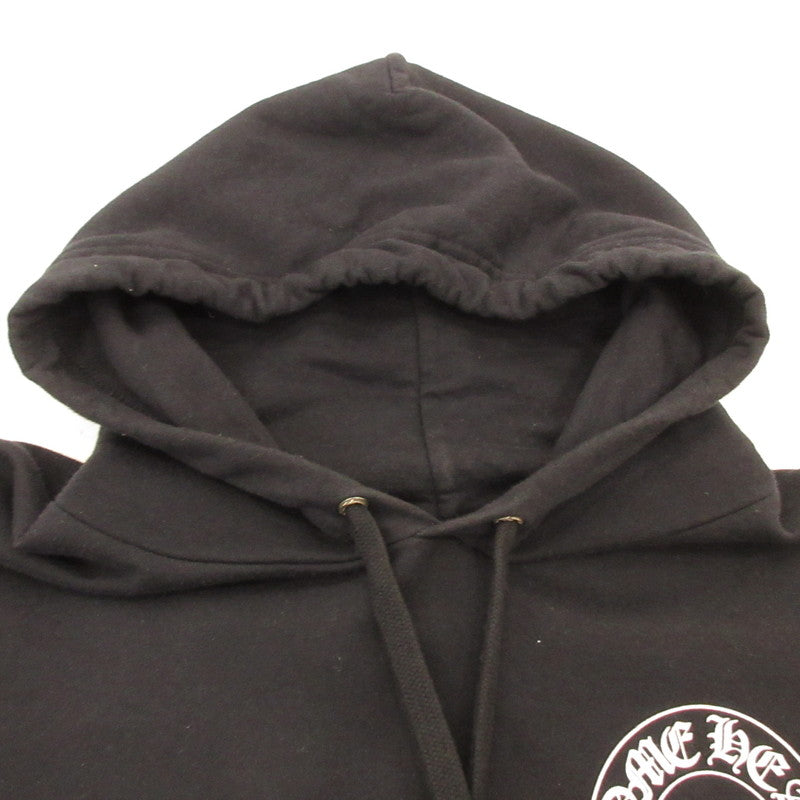 Used CHROME HEARTS | Horse Shoe Floral Pullover Hoodie, domestic genuine product, black, size: L