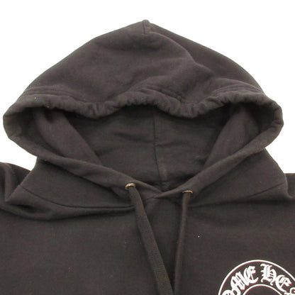 Used CHROME HEARTS | Horse Shoe Floral Pullover Hoodie, domestic genuine product, black, size: L